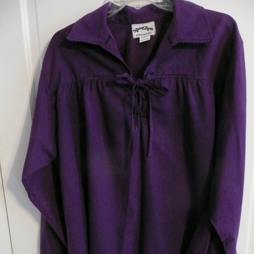 Renaissance-like Purple Shirt for Male or Female
